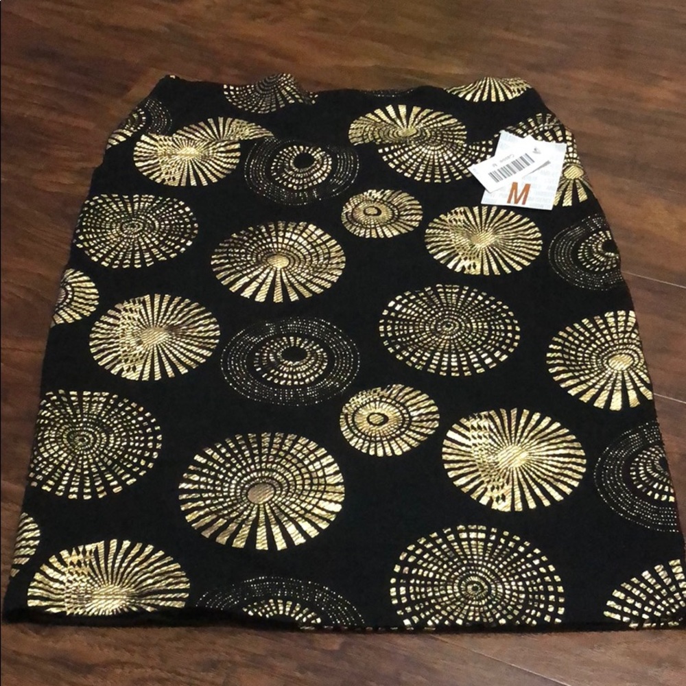 Elegant Cassie Skirt with gold colored foil
